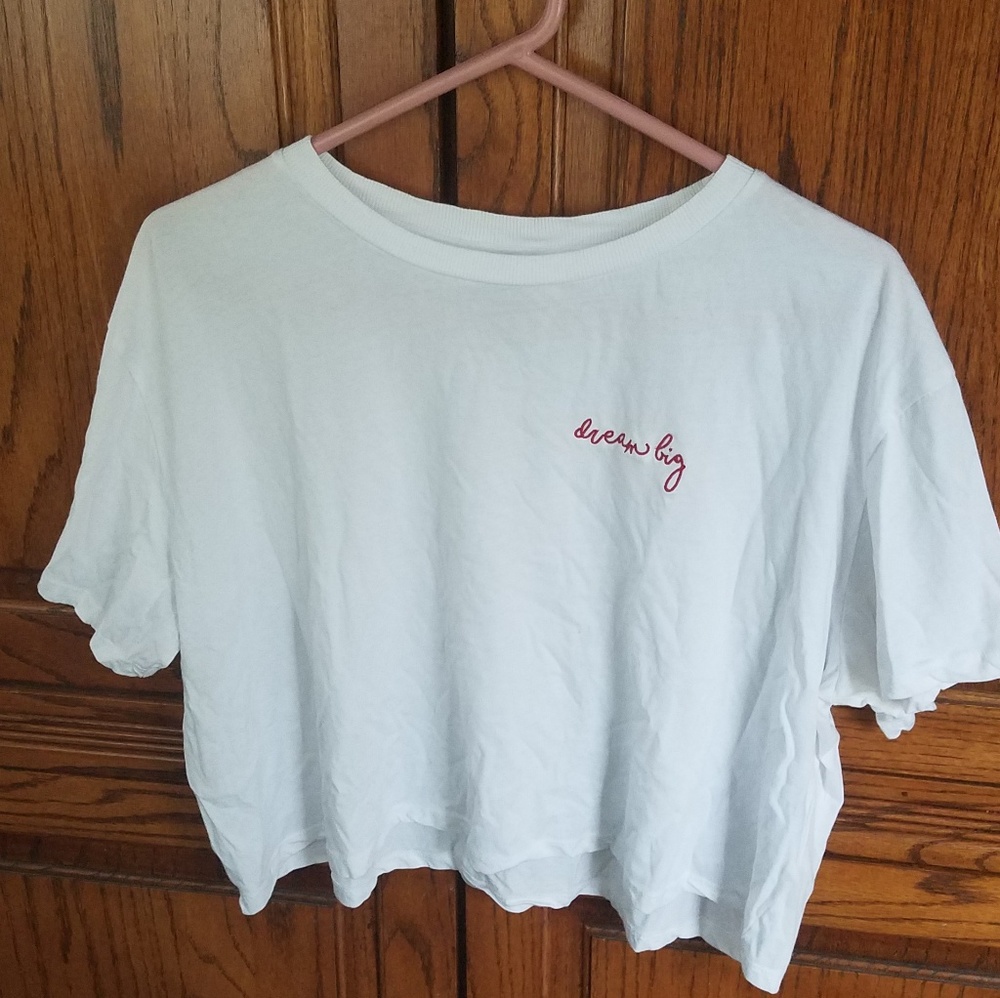 'dream big' Boxy Short Tee